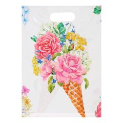 Пакет полиэтиленовый с вырубной, усиленной ручкой, 31х40см 60мкм, 1шт