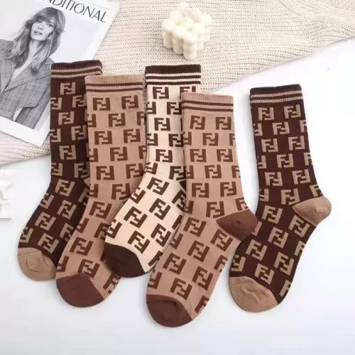 Fendi Носки длинные цвет микс