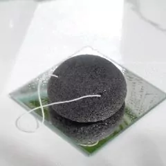 Конжаковый спонж для умывания «С заботой о главном», 1шт