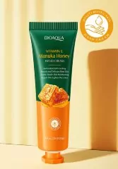 BioAqua Крем для рук с экстрактом меда и витамином Е Vitamin E Manuka Honey Hand Cream, 30г