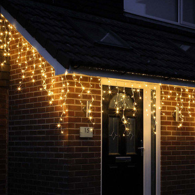 Гирлянда-бахрома, желтый