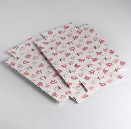 Коробка сборная крышка-дно без окна, "Кружки счастья"18х15х5см, 1шт