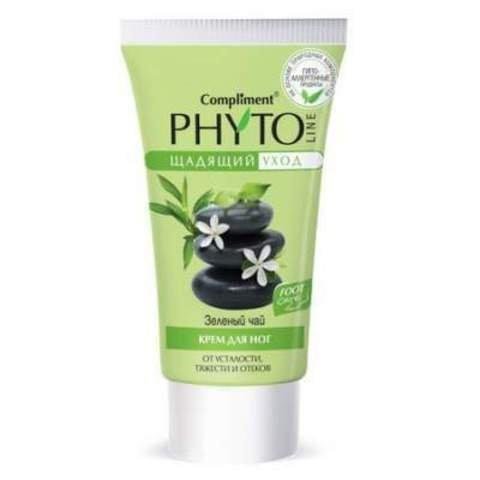 Compliment Phyto Line Крем для ног Зеленый чай от усталости, тяжести и отеков, 150мл