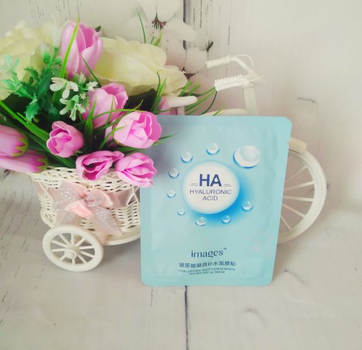 Images Увлажняющая тканевая маска для лица c гиалуроновой кислотой и морскими водорослями Hyaluronic Acid Condensate Water Facial Mask, 25г