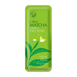Laikou Ночная маска для лица с чаем матча Matcha Sleeping Face Mask, 3г