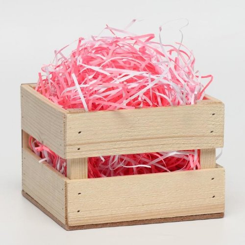 Наполнитель бумажный розовый микс, 100г