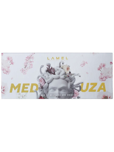 Lamel Палетка теней для век Meduza, 12 оттенков 