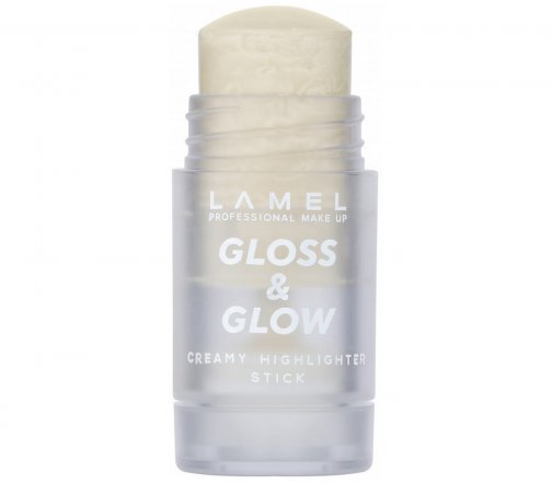 Lamel Хайлайтер-стик Gloss&Glow Creamy Highlighter, №402 шампань 