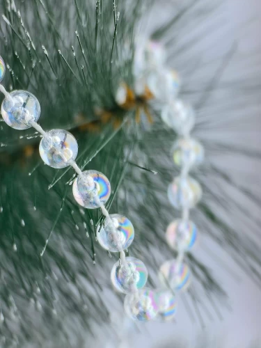 Новогоднее украшение бусы на елку, 270см