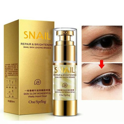 One Spring Крем для кожи вокруг глаз с улиточным муцином Snail Repair & Brigh, 35мл