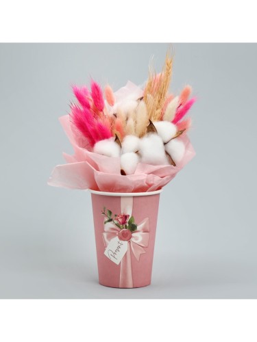 Стакан для цветов "Бант", 350мл