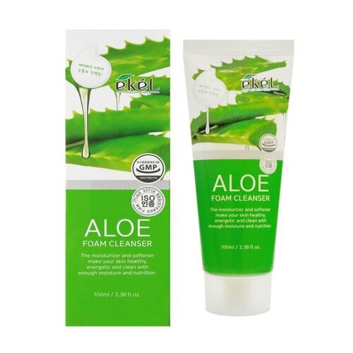 Ekel Пенка для умывания с экстрактом алоэ Aloe Foam Cleanser, 100мл