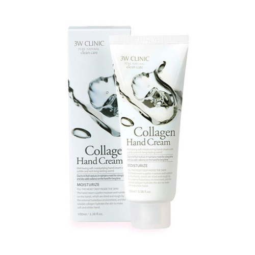 3w Clinic Крем для рук с коллагеном Collagen Hand Cream, 100мл