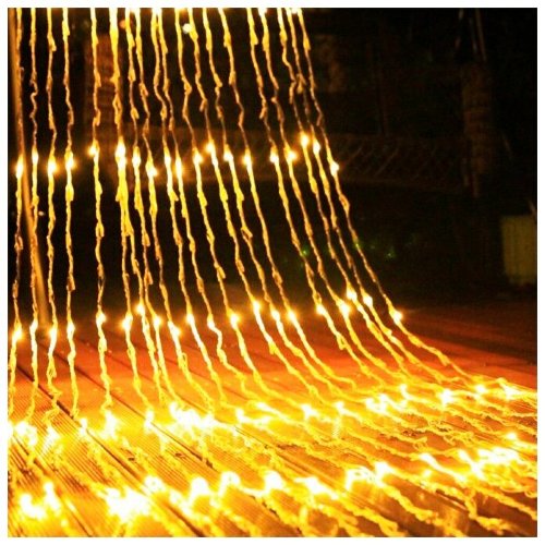 Электроирлянда "Водопад", желтый