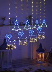 Электрогирлянда на пульте ДУ 7 цветов, 1шт