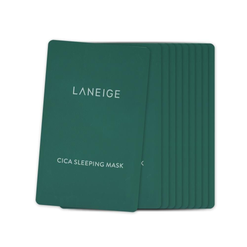 Laneige Ночная успокаивающая маска для лица Cica Sleeping Mask, 3мл