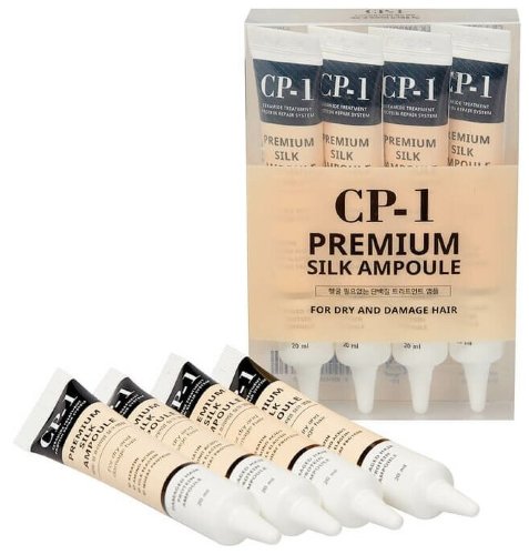 Esthetic House Восстанавливающая сыворотка для волос CP-1 Premium Silk Ampoule, 20мл