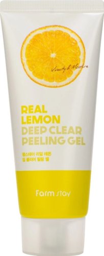 FarmStay Пилинг-гель с экстрактом лимона Real Lemon Deep Clear Peeling Gel, 100мл