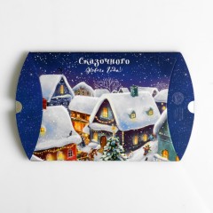 Коробка новогодняя складная фигурная «Волшебного праздника», 26х19х4см