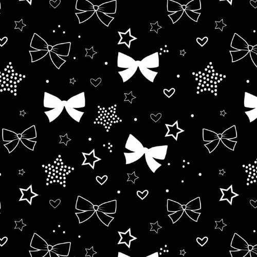 Пакет подарочный пропиленовый «Бантики» 15х30см, 10шт