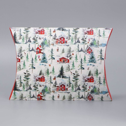 Коробка новогодняя складная фигурная «Поздравляю с Новым годом!», 26х19х4см