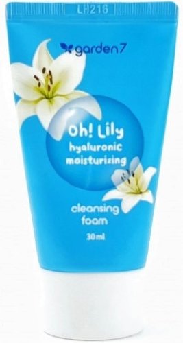 Garden 7 Oh! Увлажняющая пенка с гиалуроновой кислотой Lily Hyaluronic Moisturzing Cleansing Foam, 30мл