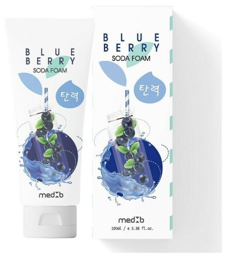 MedB Пенка для умывания с содой и черникой Blueberry Soda Foam, 100мл