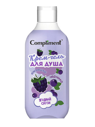 Compliment Крем-гель для душа «Ягодный смузи», 500мл
