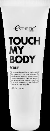 Esthetic House Скраб для тела КОЗЬЕ МОЛОКО Touch My Body Goat Milk Body Scrub, 250 мл