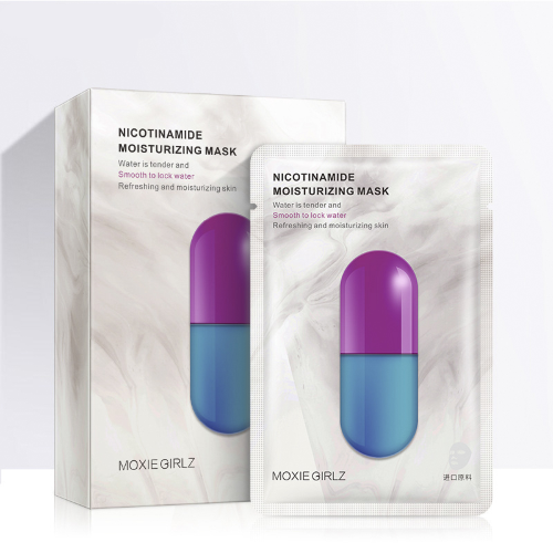 Moxie Girlz Увлажняющая маска для лица с никотинамидомкой орхидеей и ди Nikotinamide Moisturizing Mask, 28г