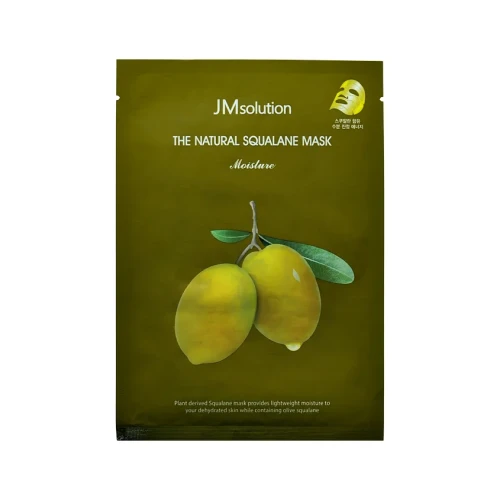 JMsolution Увлажняющая тканевая маска с оливковым скваланом The Natural Squalane Mask, 30г