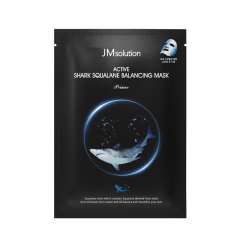 JMsolution Тканевая маска для лица со скваланом акулы Active Shark Squalane Balancing Mask Prime, 30г