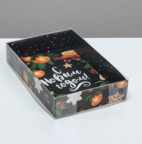Коробка складная «Новогодняя», 17 × 12 × 3 см