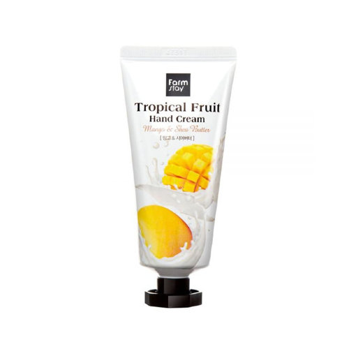 FarmStay Крем для рук Тропические фрукты с манго и маслом ши Tropical Fruit Hand Cream Mango & Shea Butter, 50мл