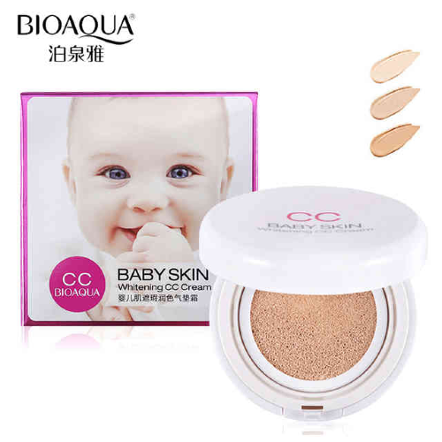 BioAqua Осветляющий тональный кушон CC Baby Skin, 15г