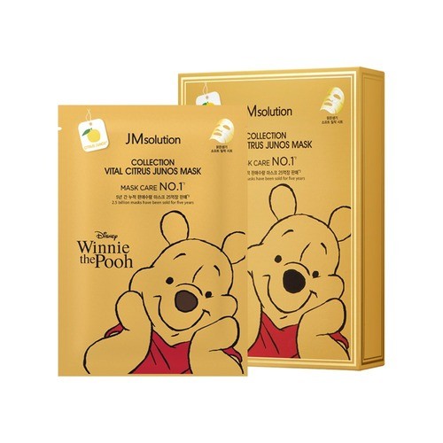 JMsolution Тканевая маска для с экстрактом юдзу Disney Collection Vital Citrus Junos Mask, 30мл