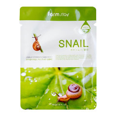 FarmStay Тканевая маска для лица с улиточным муцином Visible Difference Mask Sheet Snail, 23мл