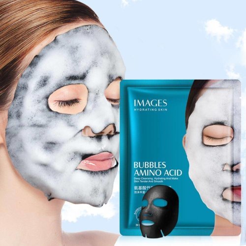 Images Пузырьковая маска с аминокислотами и бамбуковым углем Bubbles Amino Asid, 25г 