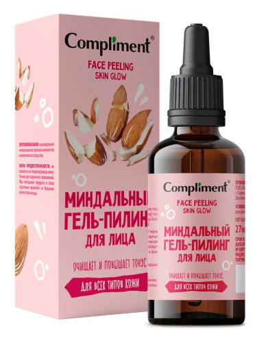 Compliment Миндальный гель-пилинг для лица Face Peeling, 27мл
