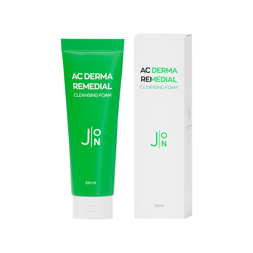 J:on Пенка для умывания стоп-акне AC Derma Remedial Cleansing Foam, 100мл