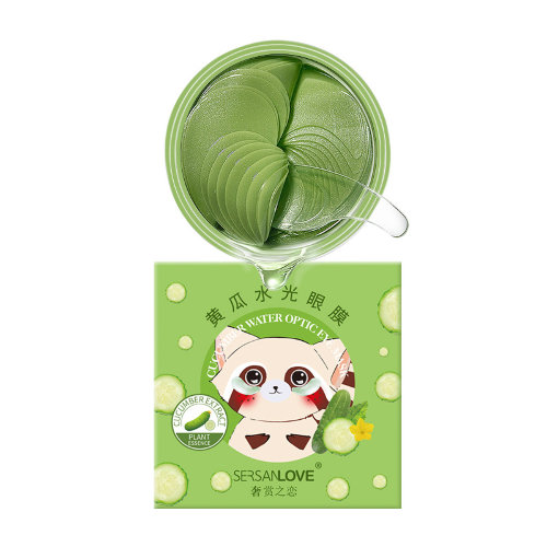SersanLove Гидрогелевые патчи для кожи вокруг глаз с экстрактом огурца Сucumber Water Optic Eye Mask, 60шт