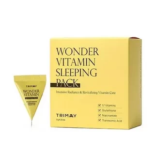 Trimay Ночная маска для сияния кожи с комплексом витаминов и ниацинамидом Wonder Vitamin Sleeping Pack, 3г