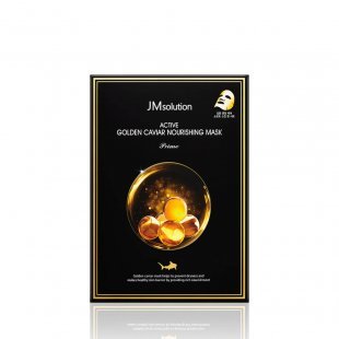 JMSolution Питательная тканевая маска с экстрактом икры и золотом Active Golden Caviar Nourishing Mask Prime, 30мл