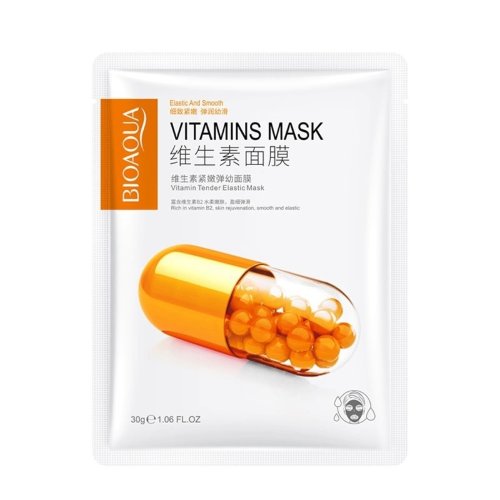 BioAqua Тканевая маска для лица витаминная Vitamins Tender Elastic Mask, 30мл 