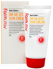 FarmStay Солнцезащитный крем с витаминами DR-V8 Vita Sun Cream SPF 50/PA+++, 70г