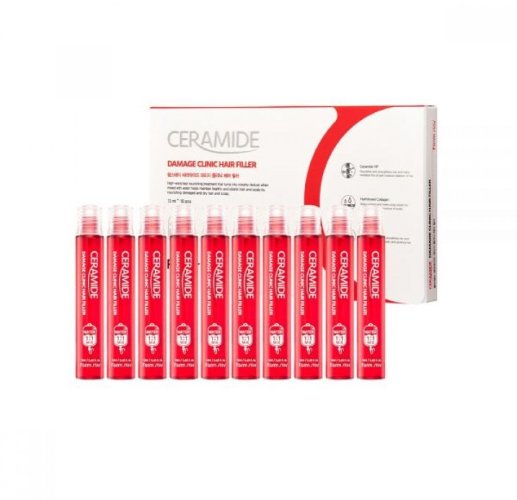 FarmStay Ceramide Damage Clinic Hair Filler Восстанавливающий филлер с керамидами, 10 шт