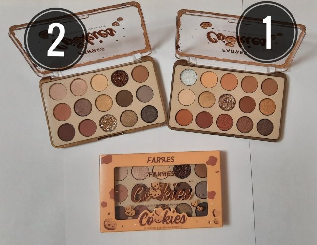 Farres Тени для век 15 цветов