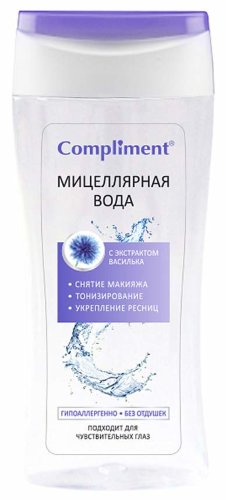 Compliment Мицеллярная вода с экстрактом василька, 200мл