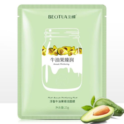 Beotua Тканевая маска для лица с экстрактом авокадо Musk Avocado Moisturising Mask, 25г