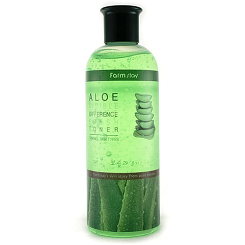 FarmStay Освежающий тонер с экстрактом алоэ Visible Difference Fresh Toner Aloe, 350мл